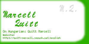 marcell quitt business card